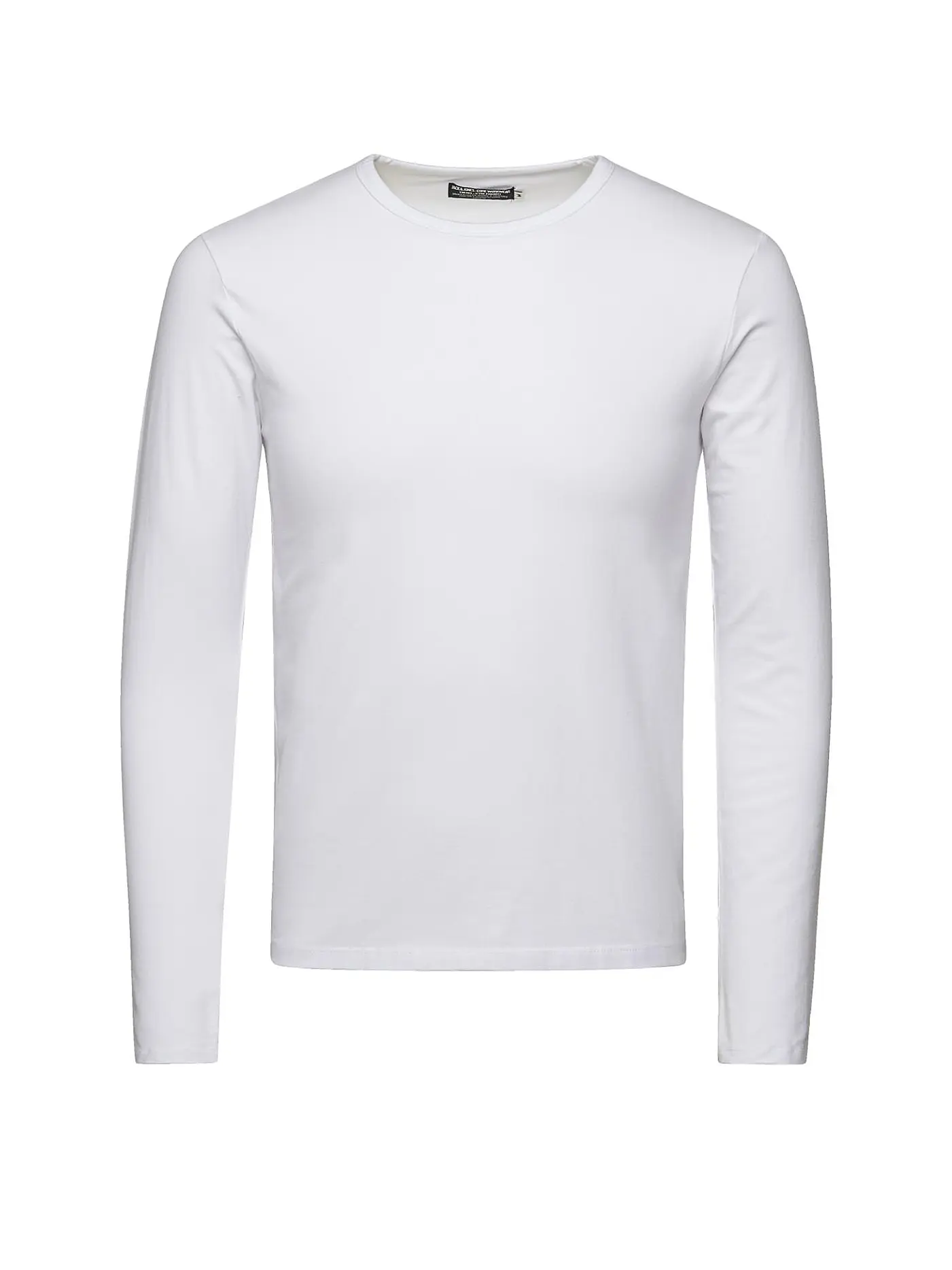 JACK & JONES | Basic Langarmshirt | weiss